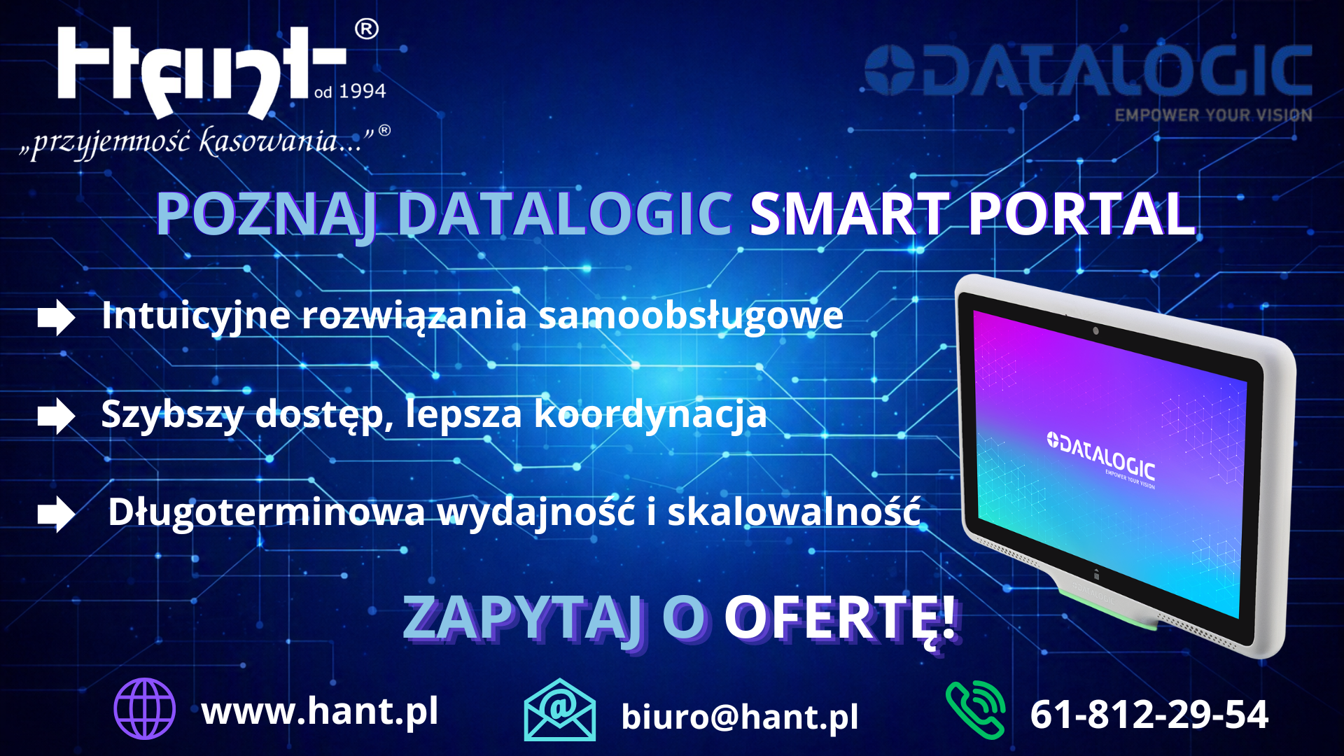 Datalogic Smart Portal-interaktywny ekran samoobsługowy