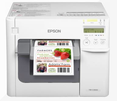 Kolorowa drukarka etykiet Epson ColorWorks C3500