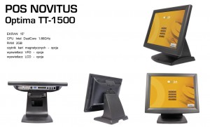 Terminal z panelem dotykowym Novitus Optima TT1500