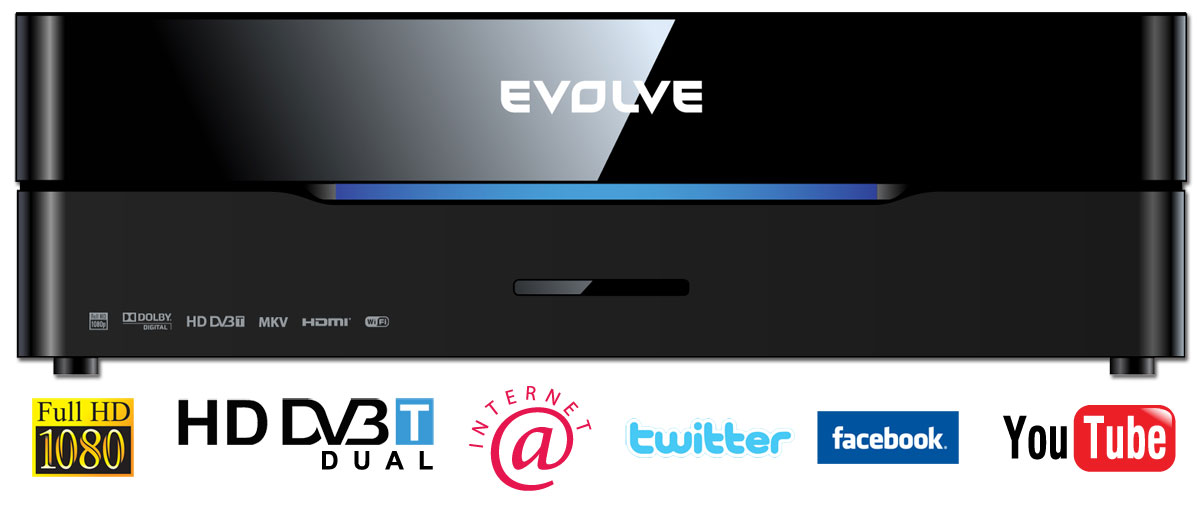 Tuner naziemnej telewizji cyfrowej Evolve Blade